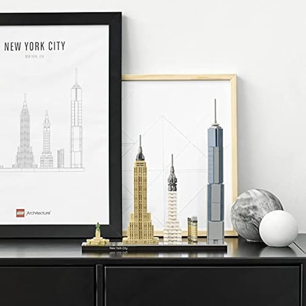 LEGO 21028 Architecture Ciudad de Nueva York, Set de Construcción de Ciudad, Decoración de Oficina, Idea de Regalo Coleccionable